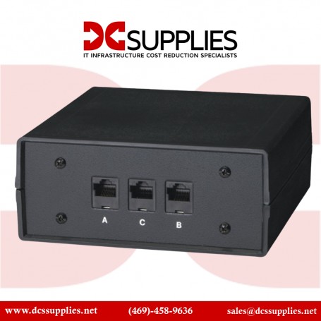 Black Box SWL065A RJ45 2-to-1 CAT5 Ethernet 10 Mbps Manual Desktop Switch