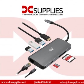 Adesso AUH-4030 8-in-1 USB-C Multi-Port Docking Station (TAA Compliant)