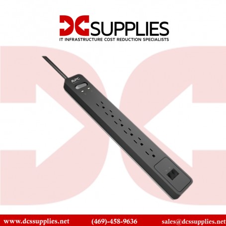 APC PE6T Essential SurgeArrest PE6T, 6 Outlets, Phone Protection, 120V