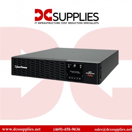 CyberPower PR1500RTXL2U 10FT 1500VA/1500W Sine Wave Ups 2U 8XNEMA 5-15R 3-Year Warranty