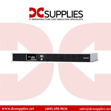 CyberPower OR1500LCDRM1U Smart Application LCD UPS 1500VA/900W 1U 3-Year