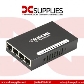 Black Box LBS008A 8-Port Unmanaged Fast Ethernet Switch, AC or USB Powered