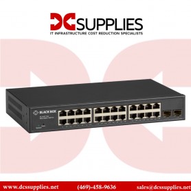 Black Box LGB2126A 26-Port Gigabit Ethernet Web Smart Switch, 2 SFP