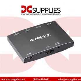 Black Box DPMSTHUB-4P 4 Port Display port MST Hub, 4K, Power Cable
