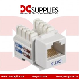 Black Box C6AJA70-WH-R2 CAT6A Keystone Jack Unshielded RJ45 White