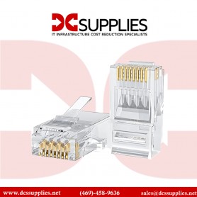 Black Box C5EEZSP-100PAK 100pack Shielded CAT5E EZ-RJ45 Modular Plugs