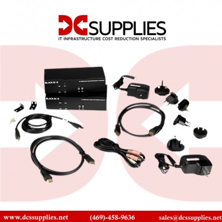 Black Box   KVXLCH-200 KVM Extender Over Catx 4K Dh HDMI USB 2.0 Serial Audio