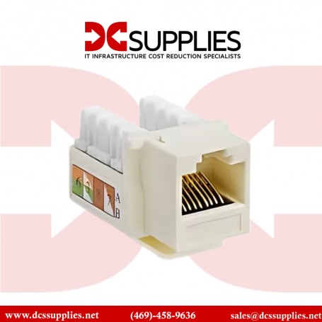 Black Box FMT632-R3-25PAK 25-pack GIGATRUE2 CAT6 Ivory Jacks Universal Wiring Component Level