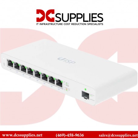 Ubiquiti Networks UISP-S 8-Port Gigabit PoE Compliant Managed Network Switch
