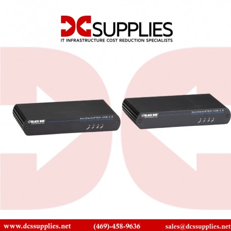Black Box ACU1500A-R3 KVM Extender DVI-D USB 2.0 Over Catx Full HD Resolution