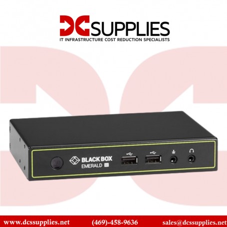 Black Box EMD2000SE-R DVI KVM-Over-IP Matrix Switch RX Full HD DVI USB 2.0 Serial Audio