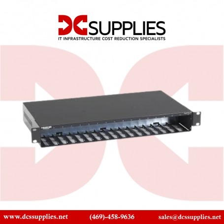 Black Box LHC018A-AC-R2 Rackmount AC Power Tray for Media Converters, 18-Slot