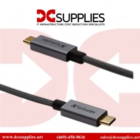 VERBATIM 99674 USB-C TO USB-C CABLE, 47FT