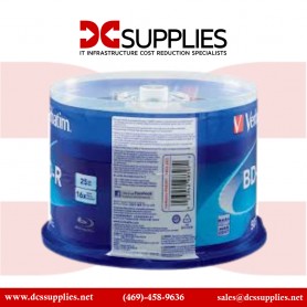 Verbatim 98397 25GB BD-R Blu-ray 16x Discs (50-Pack Spindle)