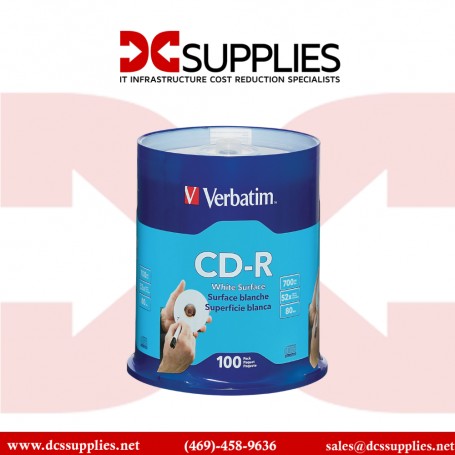 Verbatim 94587 CD-R 700MB 52X with Branded Surface Disc