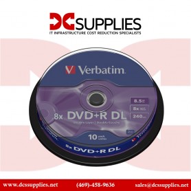 Verbatim 96940 Recordable Media DVD+R 16x 4.70 GB 10 Pack Blister