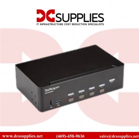 StarTech.com SV431DVGAU2A 4-Port KVM Switch with Dual VGA and 2-Port USB Hub