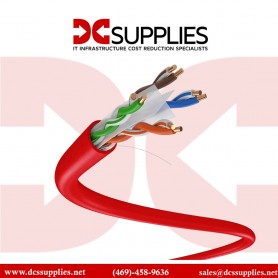 Belkin A7L704-1000-RED CAT 6 Horizontal Bulk Cable 1000-Ft Red