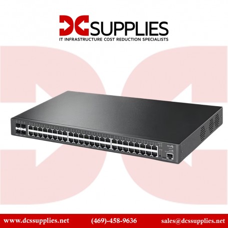TP-LINK TL-SG3452 JetStream 48-Port Gigabit L2+ Managed Switch with 4 SFP Slots