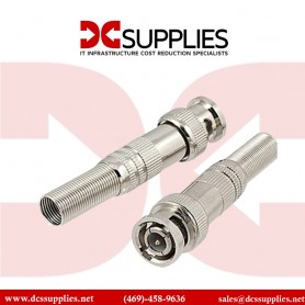 Black Box FCBNC02 Coax Connector - RG6, Compression, Quad Shielded, BNC, PVC