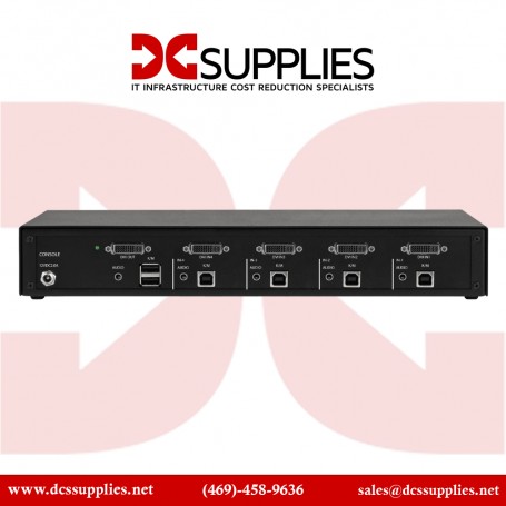 Black Box KV6222H KVM Switch 2-Port Dual-Monitor HDMI 4K 60HZ USB 3 Hub Audio