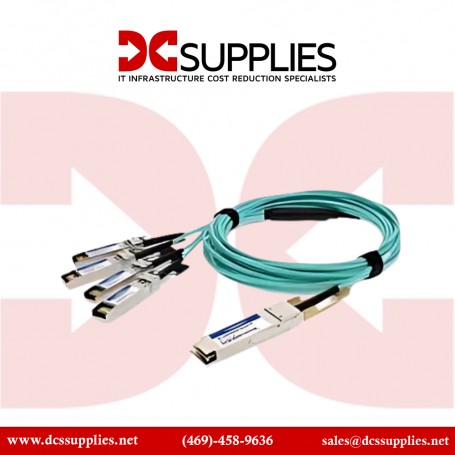 Axiom R9B49A-AX HP Compatible 400GBASE-AOC QSFP-DD to 4 QSFP56 Active Optical Cable 50m