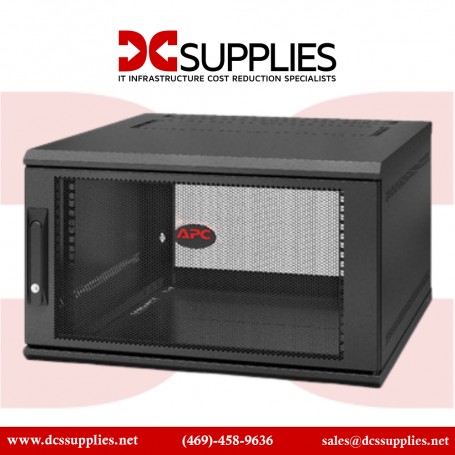 APC AR106SH6 NetShelter WX 6U Single-Hinged Wall-Mount Rack Enclosure