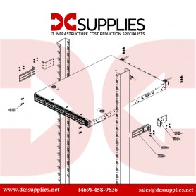 Extreme Networks XN-4P-RKMT302 Rack Rail Kit
