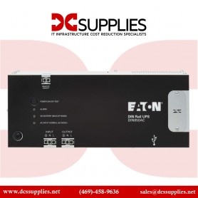 Eaton DIN500AC 500VA 300W 120V DIN Rail Industrial Line-Interactive UPS with Hardwire Input/Output