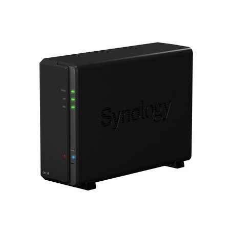 Synology DS118 DiskStation NAS/storage server Compact Ethernet LAN Black RTD1296
