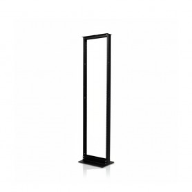 APC AR201 NetShelter 2-Post Rack 45U, Black,12-24 Threaded Holes