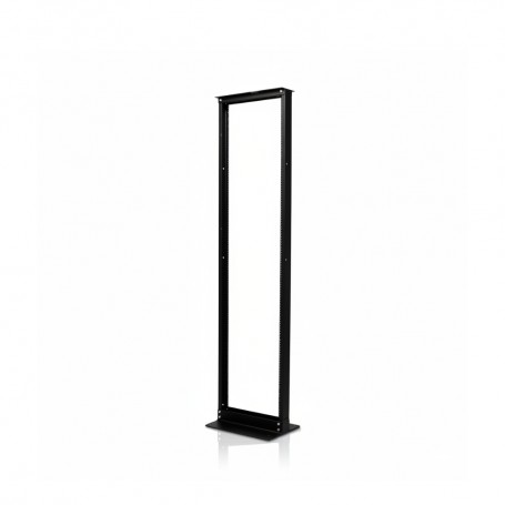 APC AR201 NetShelter 2-Post Rack 45U, Black,12-24 Threaded Holes