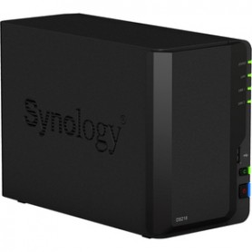 Synology DiskStation DS218 SAN/NAS Storage System - Realtek RTD1296 Quad-core (4 Core) 1.40 GHz