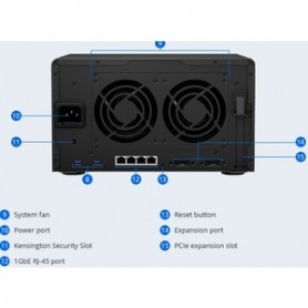 Synology DiskStation DS1621+ SAN/NAS Storage System - AMD Ryzen V1500B Quad-core (4 Core) 2.20 GHz 