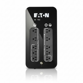 Eaton 3S750 UPS Battery Backup & Surge Protector, 750VA / 450W, 10 Outlets