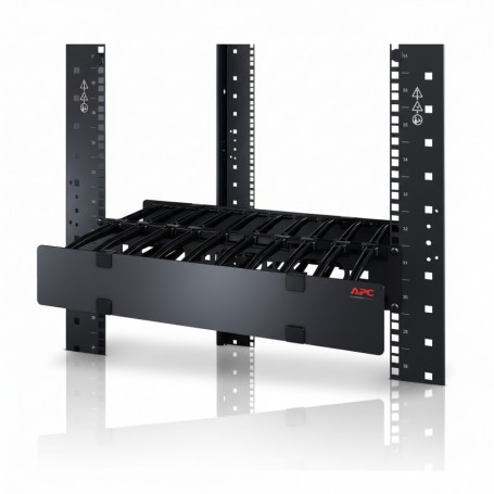 APC AR8602A Horizontal Cable Manager 1U Black