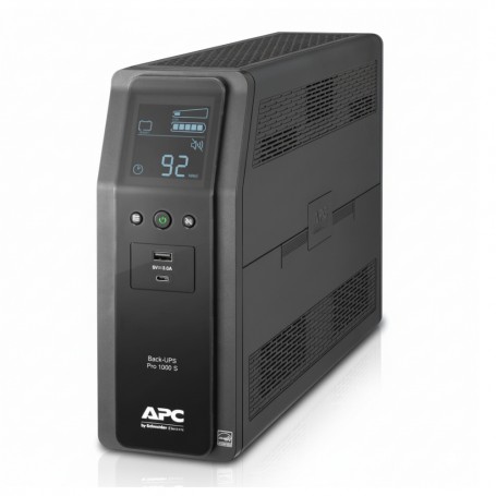 APC BR1000MS Back-UPS Pro 1000VA/600W Tower 120V 10x NEMA 5-15R
