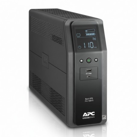 APC BR1350MS Back-UPS Pro 1350VA/810W Tower 120V 10x NEMA 5-15R Outlets