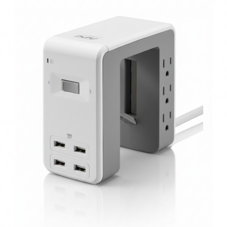 APC PE6U4W SurgeArrest Essential 6-Outlet Surge Protector with USB, 120V APC PE6U4W SurgeArrest Essential 6-Outlet Surge Protector with USB, 120V
