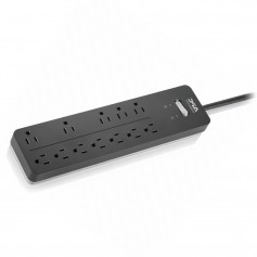 APC PH8U2 Home Office SurgeArrest 8 Outlet Surge Protector with USB Charging