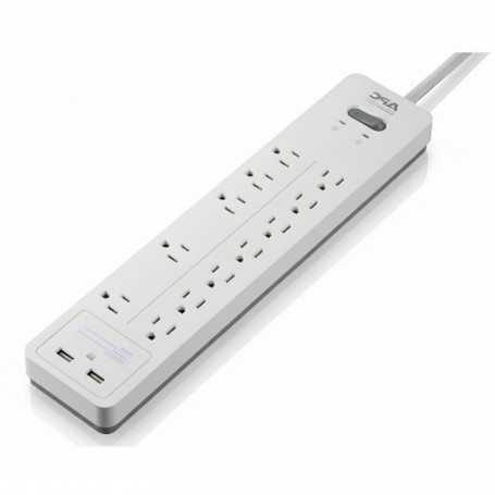 APC PH12U2W Surge Protector with USB Charging 12 Outlets