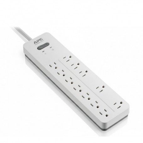 APC PH12W Home Office Surge Arrest 12-Outlet Surge Protector APC PH12W Home Office Surge Arrest 12-Outlet Surge Protector