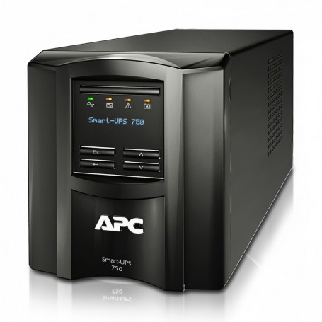 APC SMT750C Smart-UPS, Line Interactive, 750VA, 120V, Tower, 6x NEMA 5-15R, Smart APC SMT750C Smart-UPS, Line Interactive, 750VA, 120V, Tower, 6x NEMA 5-15R, Smart