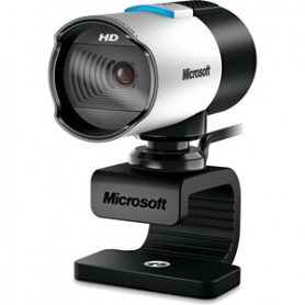 Microsoft Q2F-00013 LifeCam Webcam - 30 fps - USB 2.0 - 5 Megapixel Interpolated - 1920 x 1080 Video - CMOS Sensor