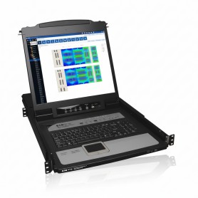Eaton B020-U08-19-IP 8-Port KVM Switch LCD & IP Access