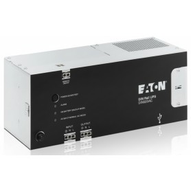 Eaton DIN500AC 500VA 300W 120V DIN Rail Industrial Line-Interactive UPS with Hardwire Input/Output