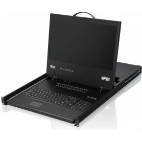 Eaton Tripp Lite B040-016-19 16 Port 1U Rack Mount KVM Console with 19 LCD