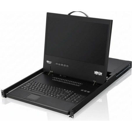 Eaton Tripp Lite B040-016-19 16 Port 1U Rack Mount KVM Console with 19 LCD Eaton Tripp Lite B040-016-19 16 Port 1U Rack Mount KVM Console with 19 LCD