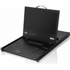 Eaton Tripp Lite B040-016-19 16 Port 1U Rack Mount KVM Console with 19 LCD