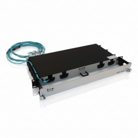 Eaton N48M-4L16L-10 Tripp Lite 1 U Preloaded Fiber Panel OM4 16 Fiber 10 m
